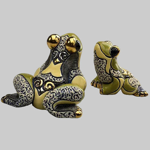 Ceramic Jumping Frog
