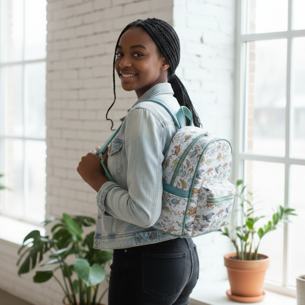 Fashion Turtle Backpack